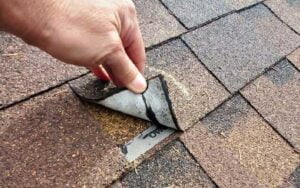 Asphalt shingle roof repair process